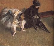 Waiting Edgar Degas